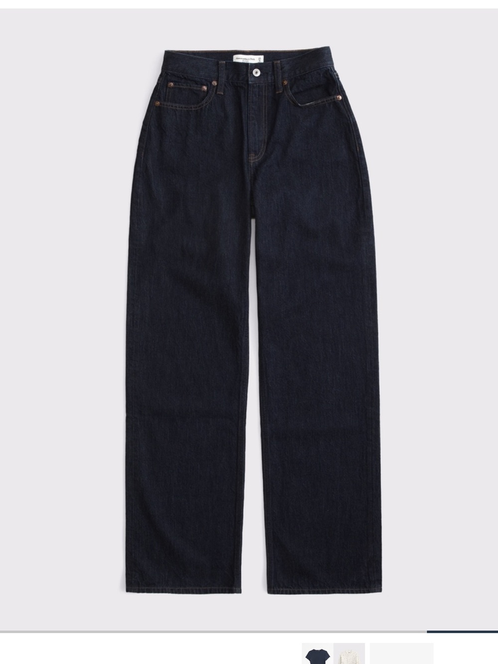 Curve Love High Rise Loose Jean - Dark Rinse